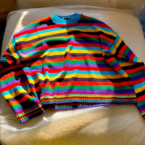 Ragged Priest Rainbow Sweater 